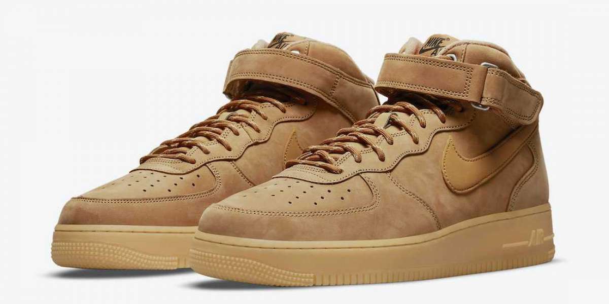 Buy Nike Air Force 1 Mid “Wheat” Unisex Sneakers More On Saleretrojordan.com