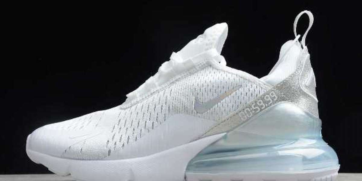Best Selling Nike Air Max 270 Metallic Summit White Running Shoes