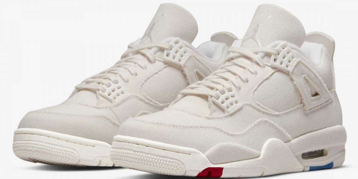 DQ4909-100 Air Jordan 4 WMNS “Canvas” will coming for March 2022