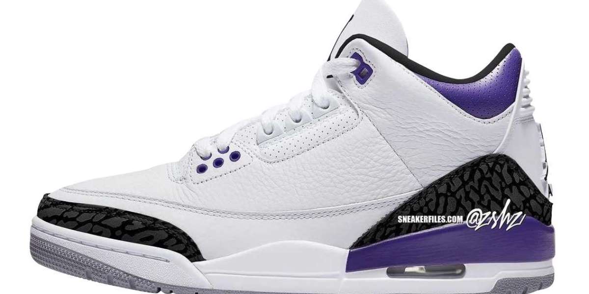 Newness 2022 Air Jordan 3 “Dark Iris” Basketball Shoes will coming next month