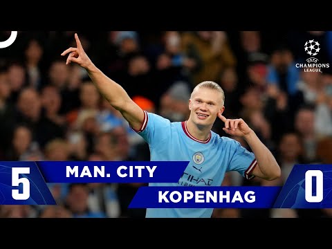 Manchester City - Kopenhag (5-0) Maç Özeti | Şampiyonlar Ligi G Grubu 3. Hafta
