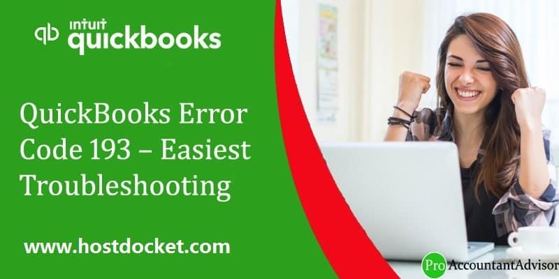 Troubleshooting Steps for QuickBooks Error 193 – Store Exchange