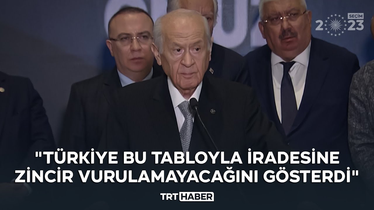 MHP Genel Başkanı Bahçeli: Türkiye bu tabloyla iradesine zincir vurulamayacağını gösterdi