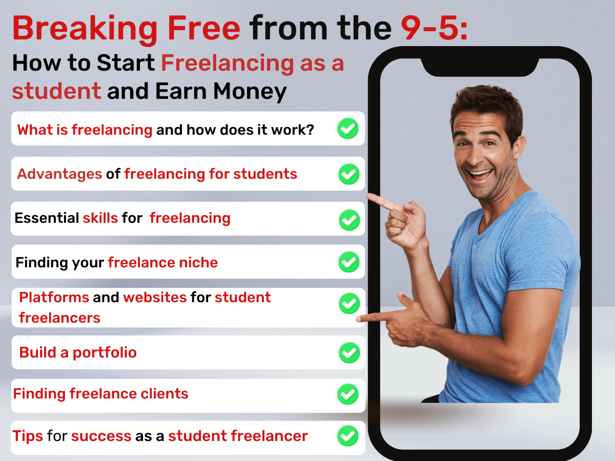 Breaking Free from the 9-5: How to Start Freelancing as a student and Earn Money | What is Freelance