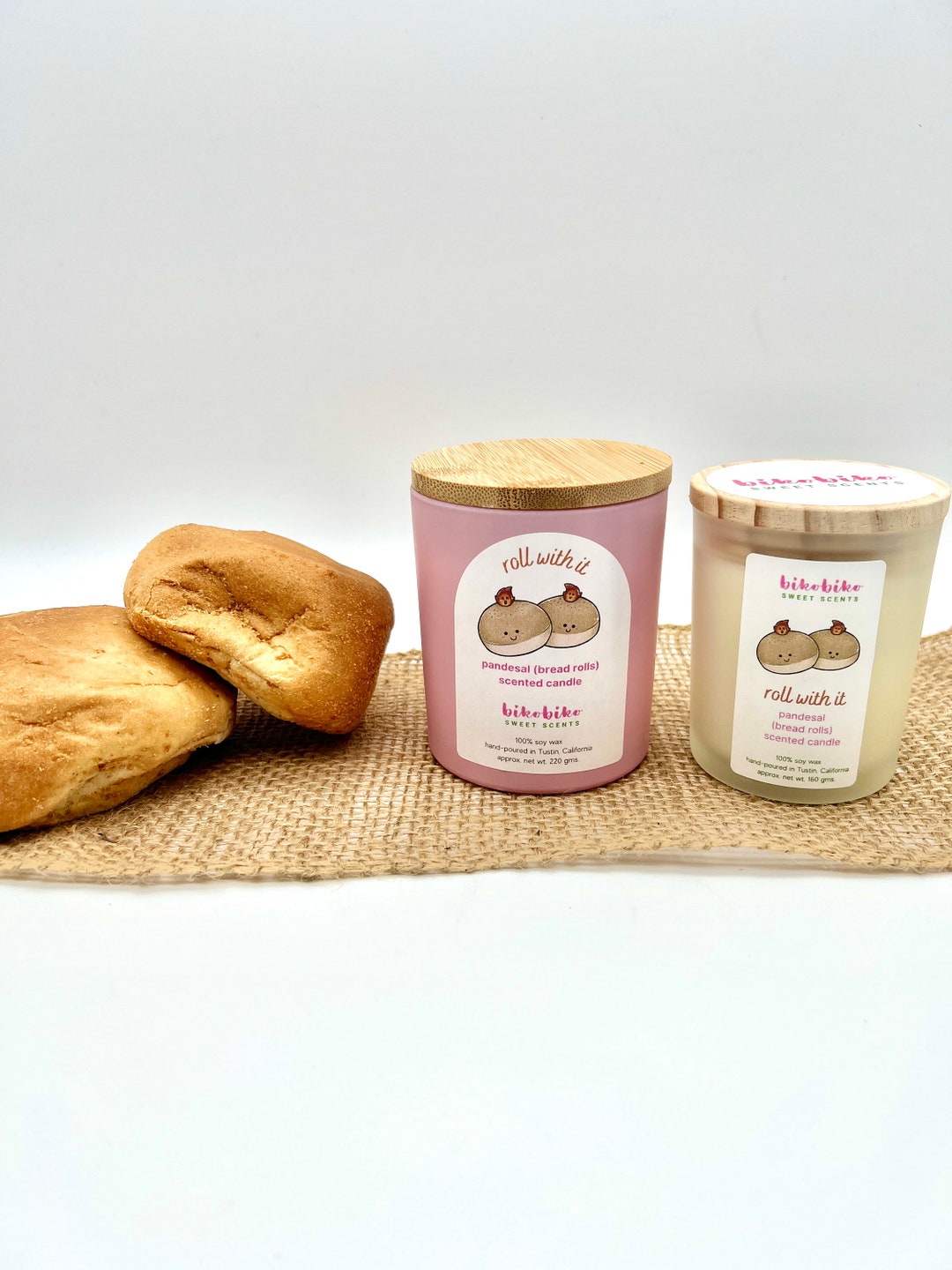 Buy Bread Pandesal Scented Candle With Handwoven Bag/box Online in India - Etsy