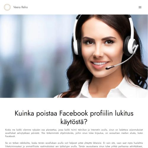 Facebook Suomi yhteystiedot | veerareho.website3.me