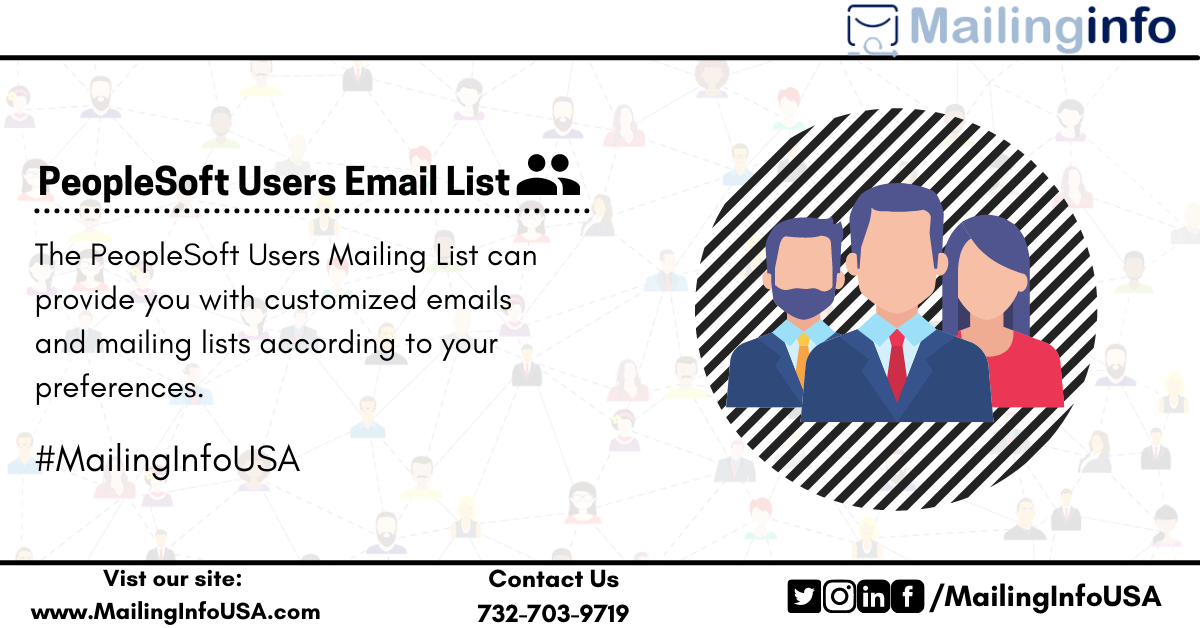 PeopleSoft Users Email List | PeopleSoft Users Mailing Addresses