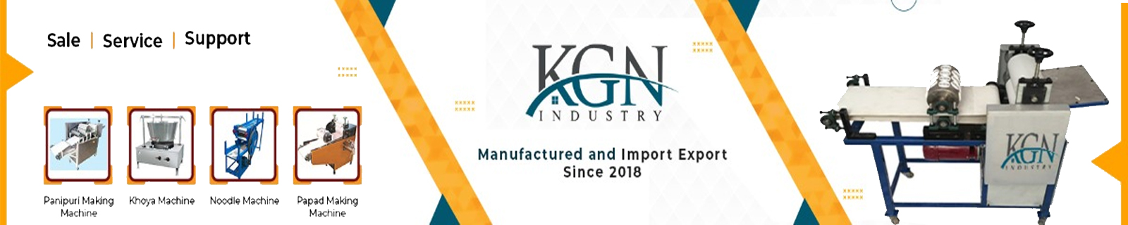KGN Industry - Manfacturer & Supplier of Papad, Khoya & Momos Making Machines